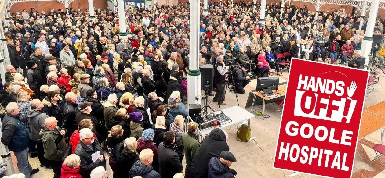 Community protest for Goole Hospital